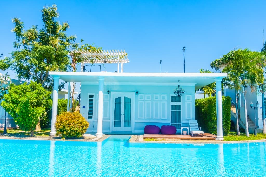 Colonial pool villa